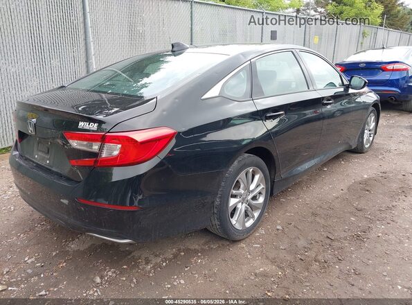 1HGCV1F12JA267626 2018 HONDA ACCORD Black Tył prawy