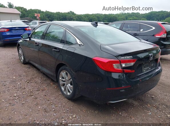 1HGCV1F12JA267626 2018 HONDA ACCORD Black Tył lewy