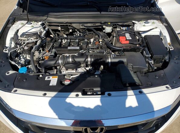 1HGCV1F12KA030913 2019 HONDA ACCORD White Vista interior trasera