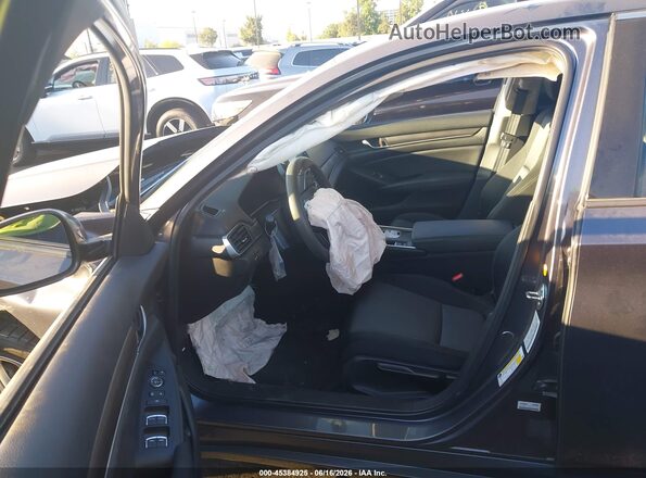 1HGCV1F12KA053799 2019 HONDA ACCORD Gray Front interior view
