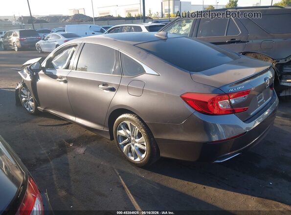 1HGCV1F12KA053799 2019 HONDA ACCORD Gray Rear left