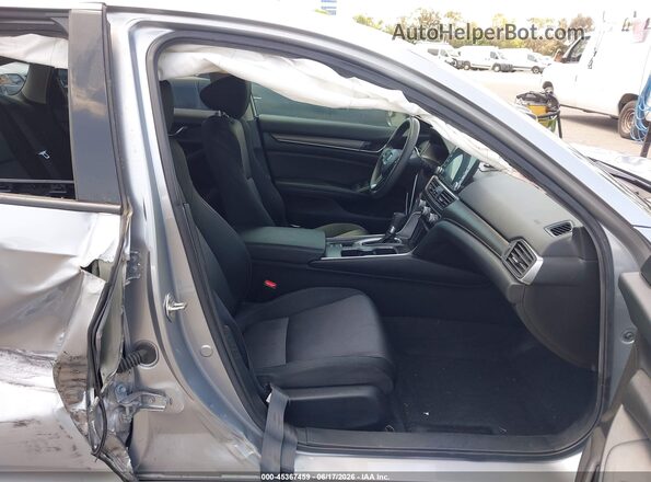 1HGCV1F12KA088763 2019 HONDA ACCORD Silver Widok wnętrza z przodu