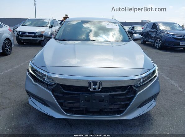 1HGCV1F12KA088763 2019 HONDA ACCORD Silver Widok zestawu wskaźników