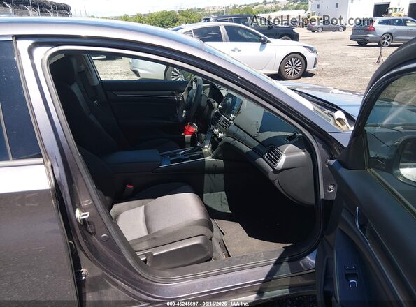 1HGCV1F12KA106016 2019 HONDA ACCORD Gray Vista interior delantera