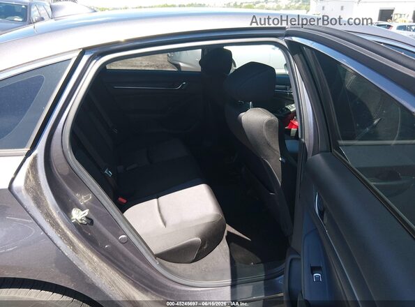 1HGCV1F12KA106016 2019 HONDA ACCORD Gray Vista de la etiqueta del VIN