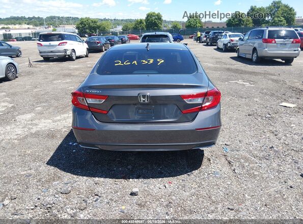 1HGCV1F12KA106016 2019 HONDA ACCORD Gray 