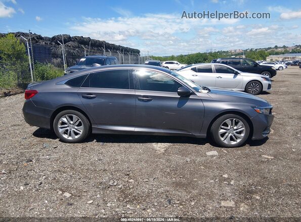 1HGCV1F12KA106016 2019 HONDA ACCORD Gray Vista del cuadro de instrumentos