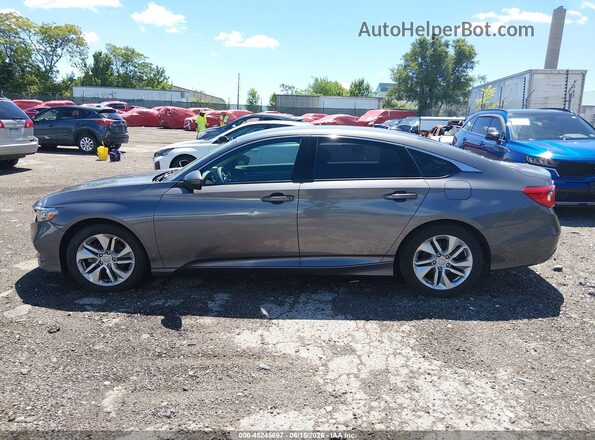 1HGCV1F12KA106016 2019 HONDA ACCORD Gray Vista interior trasera