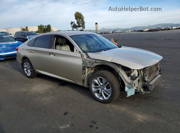 1HGCV1F12KA129778 2019 HONDA ACCORD Beige Передня права чверть