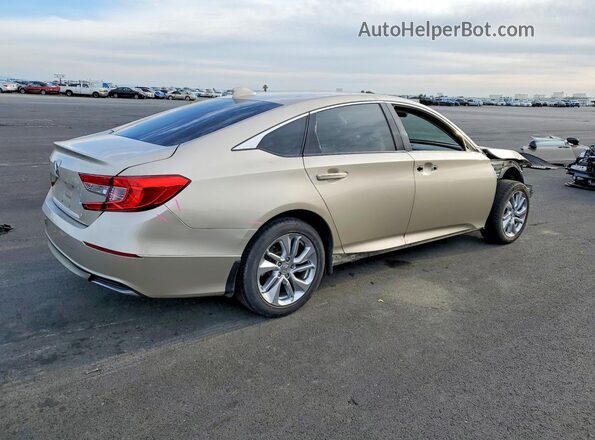 1HGCV1F12KA129778 2019 HONDA ACCORD Beige Задня права чверть