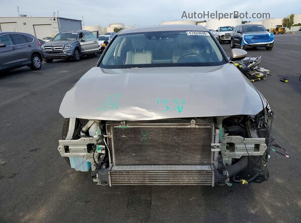 1HGCV1F12KA129778 2019 HONDA ACCORD Beige Вид спереду
