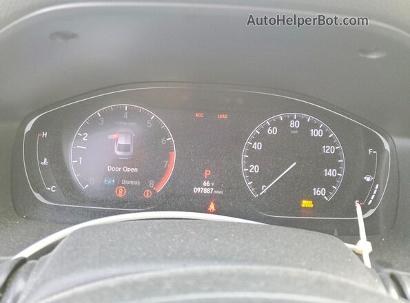1HGCV1F12KA129778 2019 HONDA ACCORD Beige Вид щитка приладів