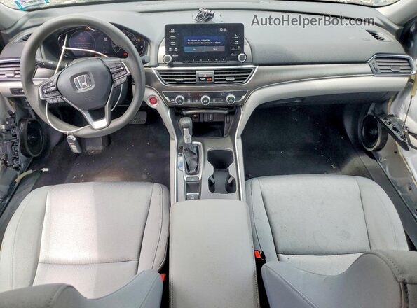 1HGCV1F12KA132003 2019 HONDA ACCORD Silver 