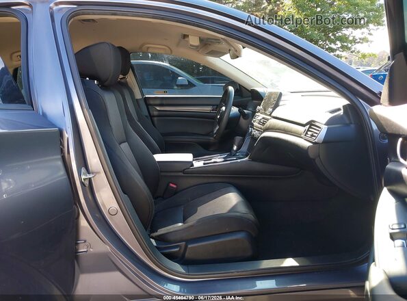 1HGCV1F12KA169956 2019 HONDA ACCORD Gray Սալոնի դիմացի տեսք