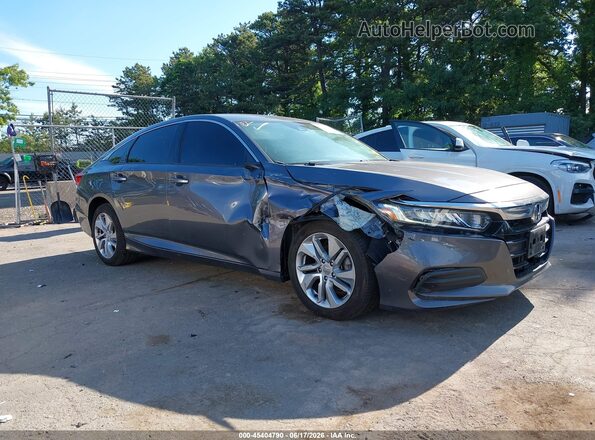 1HGCV1F12KA169956 2019 HONDA ACCORD Gray Դիմացի տեսք