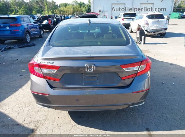 1HGCV1F12KA169956 2019 HONDA ACCORD Gray 