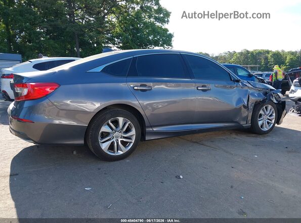 1HGCV1F12KA169956 2019 HONDA ACCORD Gray Սալոնի հետևի տեսք