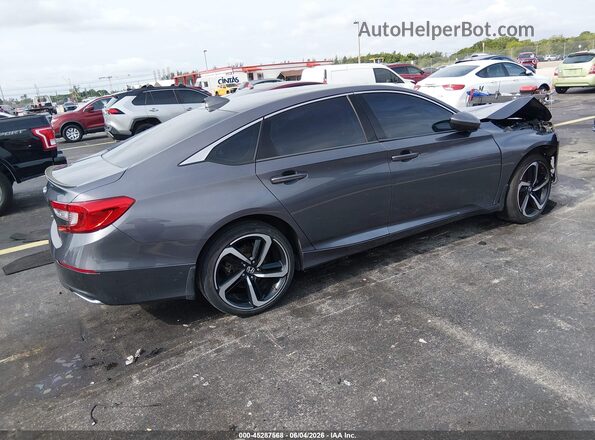 1HGCV1F12LA014583 2020 HONDA ACCORD Gray Rear right