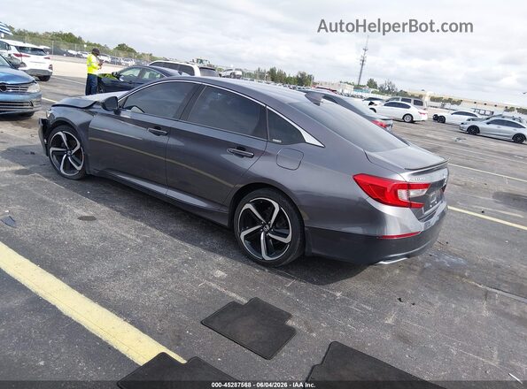 1HGCV1F12LA014583 2020 HONDA ACCORD Gray Rear left