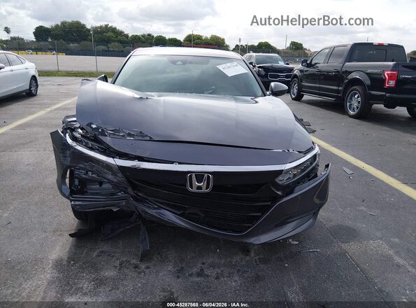 1HGCV1F12LA014583 2020 HONDA ACCORD Gray Instrument cluster view