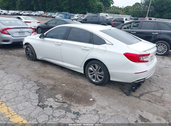 1HGCV1F12LA058776 2020 HONDA ACCORD White Задня ліва чверть