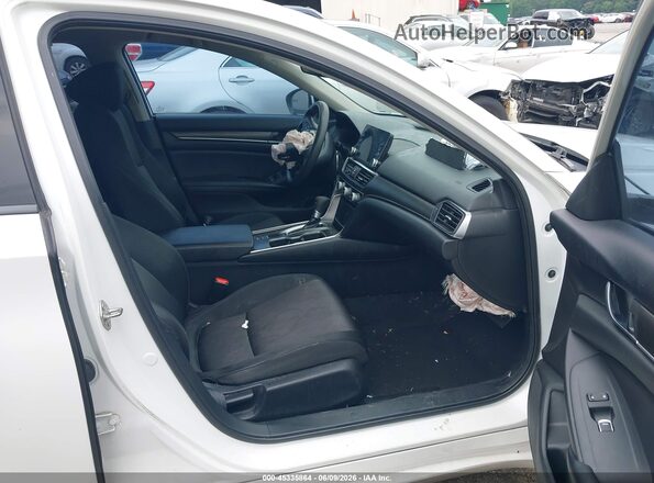 1HGCV1F12LA058776 2020 HONDA ACCORD White Вид салону спереду