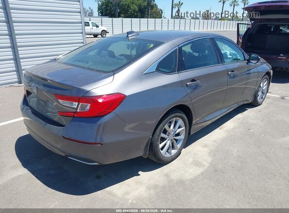 1HGCV1F12MA021972 2021 HONDA ACCORD Gray Задня права чверть