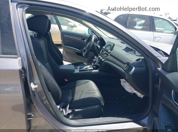 1HGCV1F12MA021972 2021 HONDA ACCORD Gray Вид салону спереду