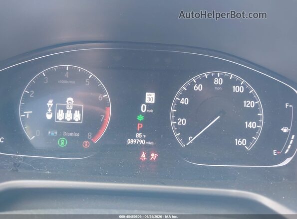 1HGCV1F12MA021972 2021 HONDA ACCORD Gray Вид задніх сидінь