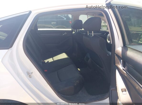 1HGCV1F13JA051333 2018 HONDA ACCORD White Vista de la etiqueta del VIN