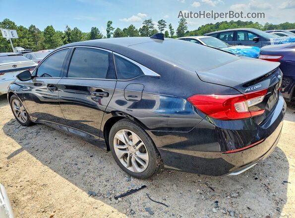 1HGCV1F13JA058184 2018 HONDA ACCORD Blue Trasero izquierdo