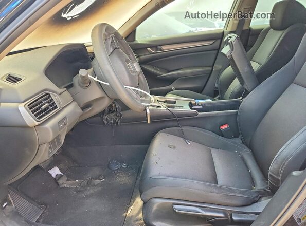 1HGCV1F13JA058184 2018 HONDA ACCORD Blue Vista interior delantera