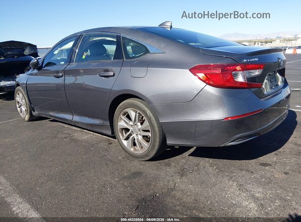 1HGCV1F13JA167521 2018 HONDA ACCORD Gray უკანა მარცხენა