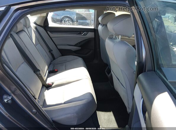 1HGCV1F13JA167521 2018 HONDA ACCORD Gray VIN კოდის სტიკერის ხედი