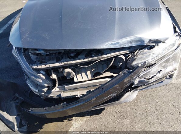 1HGCV1F13JA167521 2018 HONDA ACCORD Gray წინა ხედი