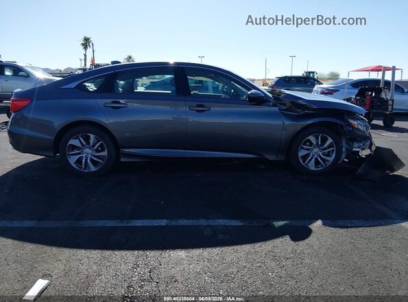 1HGCV1F13JA167521 2018 HONDA ACCORD Gray სალონის 360-გრადუსიანი ხედი