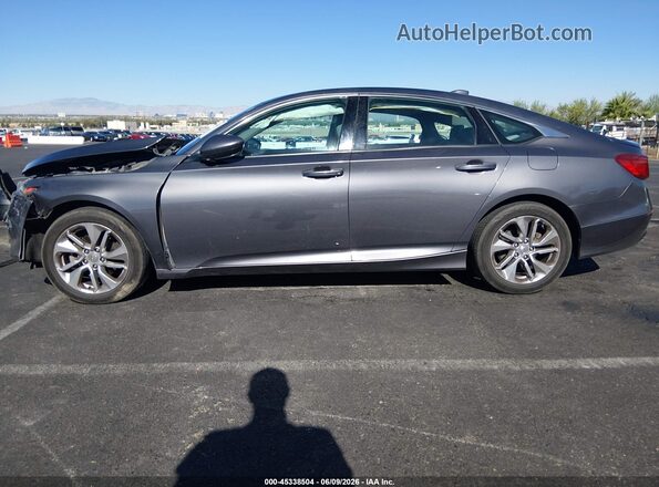 1HGCV1F13JA167521 2018 HONDA ACCORD Gray 