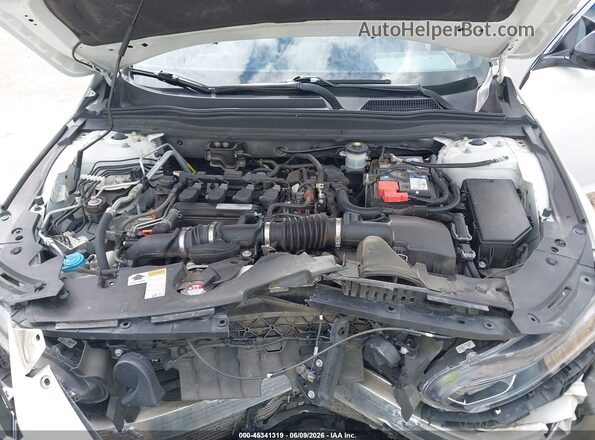 1HGCV1F13JA176025 2018 HONDA ACCORD White Rear view