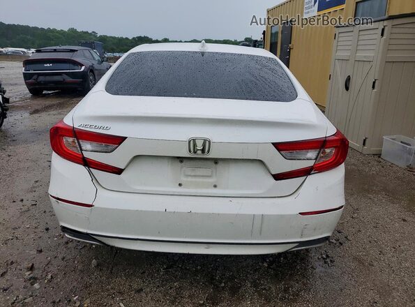 1HGCV1F13JA213560 2018 HONDA ACCORD White Հետևի տեսք