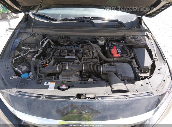 1HGCV1F13KA009701 2019 HONDA ACCORD Черный Вид сзади