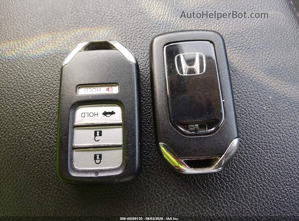 1HGCV1F13KA009701 2019 HONDA ACCORD Черный Вид панели приборов