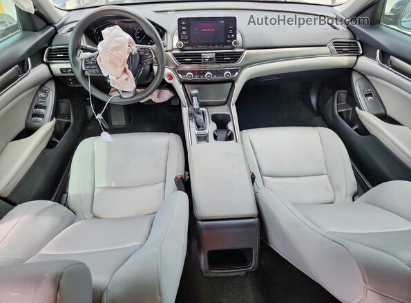 1HGCV1F13KA012016 2019 HONDA ACCORD Blue Vista del salpicadero
