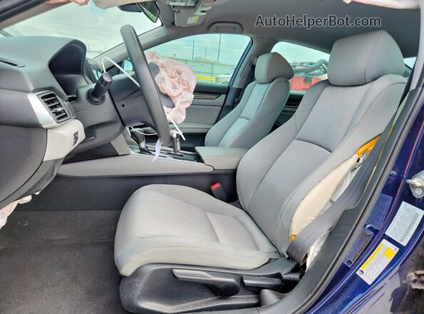 1HGCV1F13KA012016 2019 HONDA ACCORD Blue Vista interior delantera