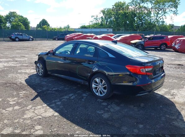 1HGCV1F13KA054007 2019 HONDA ACCORD Black Հետևի ձախ
