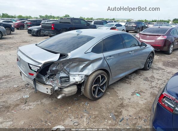 1HGCV1F13KA068859 2019 HONDA ACCORD Silver Rear right