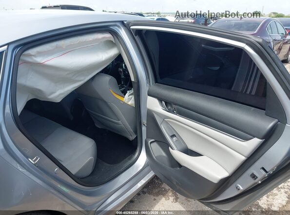 1HGCV1F13KA068859 2019 HONDA ACCORD Silver VIN sticker view