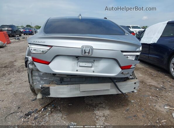 1HGCV1F13KA068859 2019 HONDA ACCORD Silver Front view