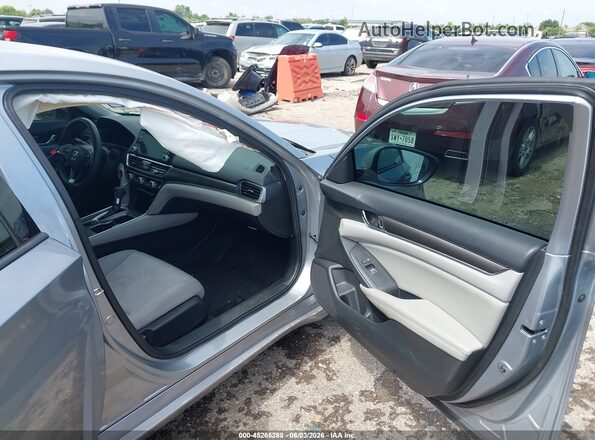 1HGCV1F13KA068859 2019 HONDA ACCORD Silver Front interior view