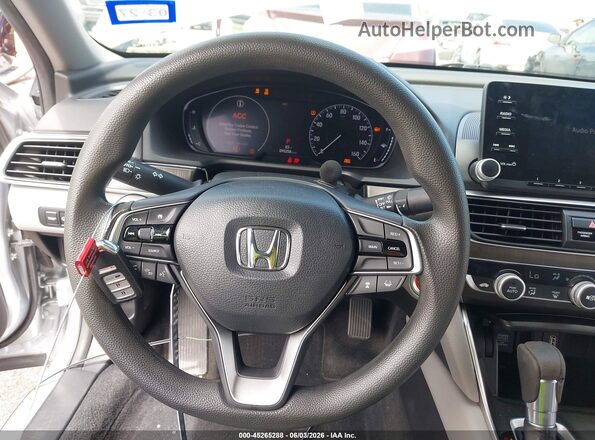 1HGCV1F13KA068859 2019 HONDA ACCORD Silver Dashboard view