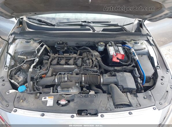 1HGCV1F13KA068859 2019 HONDA ACCORD Silver Rear view